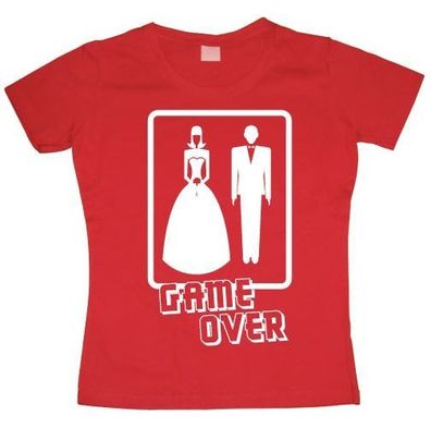 Tokigt Damen Wedding Game Over Girly T-Shirt SH-5-11040-H7-8