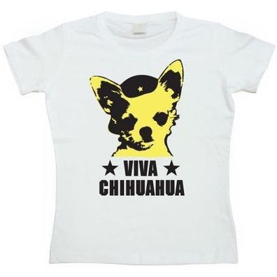 Tokigt Damen Viva Chihuahua Girly T-Shirt SH-5-10825-H17-10