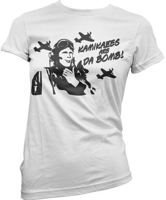 Tokigt Damen Kamikazes Is Da Bomb Girly Tee SH-5-15409-LFH2-4