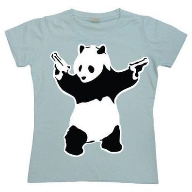 Banksy Damen Panda Girly T-Shirt SH-5-15058-H6-4