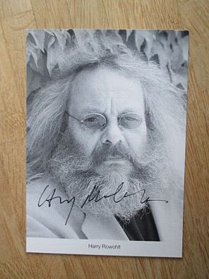 Lindenstraße Schauspieler Harry Rowohlt - handsigniertes Autogramm!!!