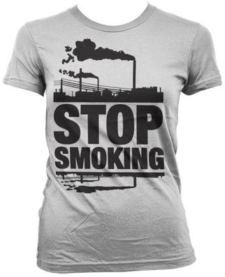 Hybris Damen Stop Smoking Girly T-Shirt SH-5-15531-H23-12