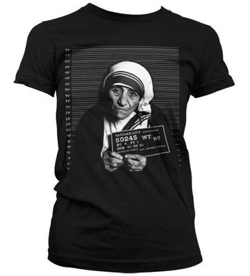 Hybris Damen Mother Theresa Mug Shot Girly T-Shirt SH-5-15734-H51-12