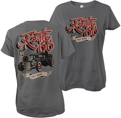 Petrolheads Damen Us 66 Hot Rods Girly Tee TB-5-ROUT015-H62-4