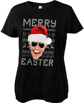 Tokigt Damen Merry Easter Girly Tee SH-5-16060-DTF775