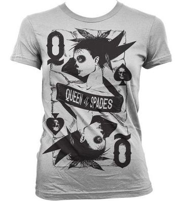 Hybris Damen Queen Of Spades Girly T-Shirt SH-5-51152-H8-5