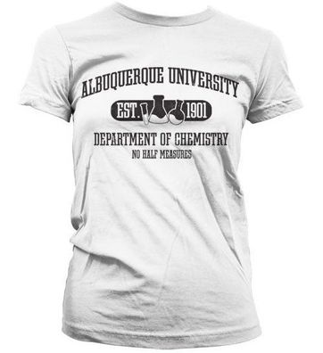 Breaking Bad Damen Albuquerque University Dept Of Chemistry Girly Tee SH-5-15682-H