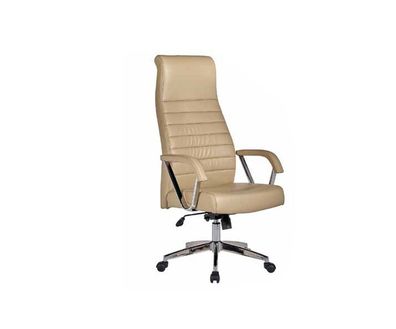 Luxus Bürostuhl Sessel Wohnzimmer Chefsessel Bürosessel Drehstuhl Stuhl Beige