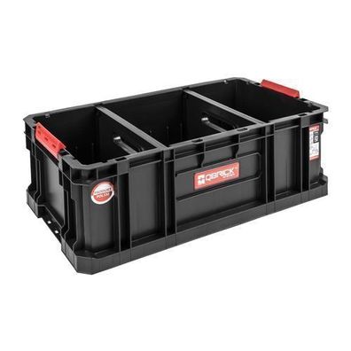 QBRICK System Two Box 200 Flex Lagerbox Transportbox Stapelkiste schwarz