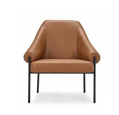 Relaxsessel Sofa Sessel Polstersessel Couch Lounge Büro Hotel Club Orange