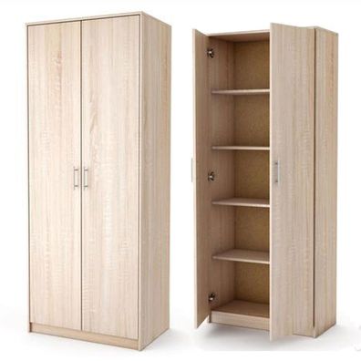 Mehrzweckschrank Kleiderschrank Kommode Stauraumkommode Sonoma 180cm