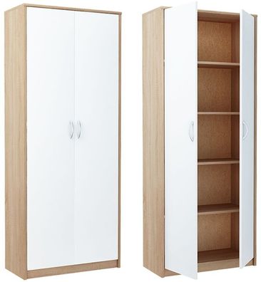 Mehrzweckschrank Kleiderschrank Kommode Stauraumkommode Sonoma 180cm