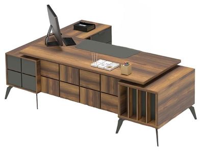 Schreibtisch Tisch Chefschreibtisch Bürotisch Executive Desk Multifunktionstisch