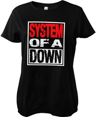 System Of A Down Damen Logo Girly Tee WMX-5-SOAD006-H92-3