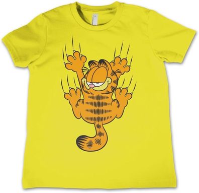 Garfield Kinder Hanging On Kids T-Shirt VIA-12-GAR004-H89-2