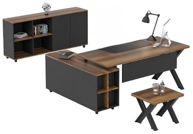 Bürotisch Schreibtisch Tisch Executive Desk Multifunktionstisch Büroeinrichtung