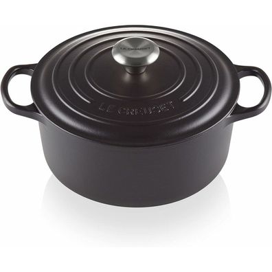 Le Creuset Signature Roaster round 26cm black Schwarz (21177260000430)