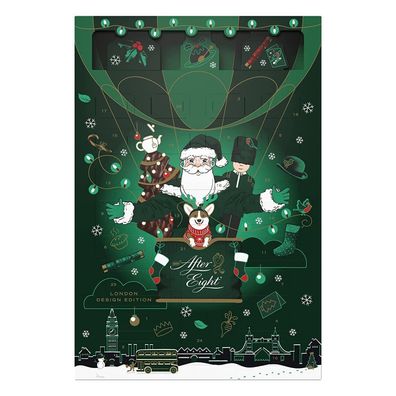 NESTLÉ AFTER EIGHT Adventskalender 2024 Pfefferminz Schokolade Weihnachten 199 g