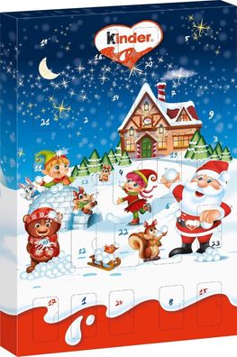 Ferrero Kinder Mini Mix Adventskalender 2024 Kinderschokolade Weihnachten 150 g