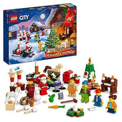 LEGO 60352 City Adventskalender 2024 Weihnachtsspielzeug 287 Teile Spielzeug