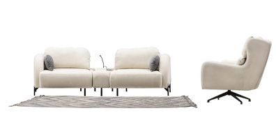 Wohnlandschaft Sofa Couch Set Polstergarnitur Sitzgruppe Sitzgruppe Lounge