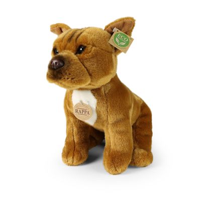 Staffordshire Bullterrier HUND Plüschtier Stofftier Plüsch-Kuscheltier H= 28 cm