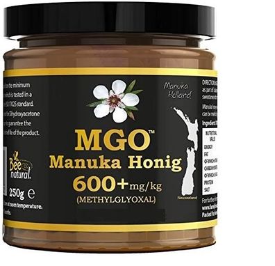 Manukahonig - MGO 600 250 g - echtes Glas Manuka Echtglas(550 + ) Neuseeland