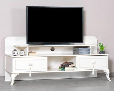 Modern Tv Ständer Wohnzimmer Weiß Holzmöbel Tv Möbel Einrichtung