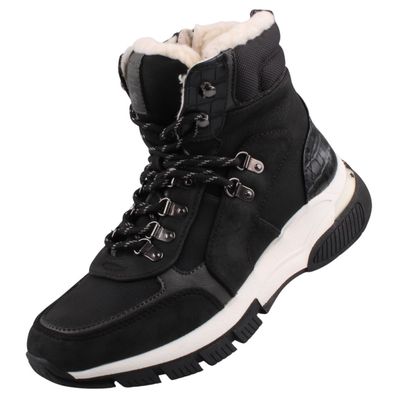 Mustang Damen Stiefelette gefüttert Schwarz 1367602/9