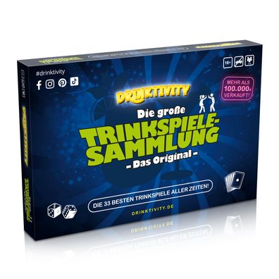 Drinktivity - Die große Trinkspielesammlung Partyspiele Erwachsene 33 Spiele