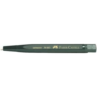 Faber-Castell 180300 - Turntable Pen With Glass Eraser, Shaft Colour: Green