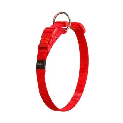 Karlie Art Sportiv Silverplus Halsband - Rot 15 mm / 30-45 cm