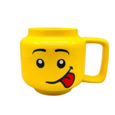 Expression Keramiktasse, Kindergeschenk, süßer Wasserbecher, Zunge herausgestreckt