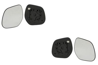 Spiegel Glas Links & Rechts Set passend für Mitsubishi Outlander CW 11/06-12/12