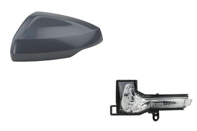 Spiegelkappe + LED-Spiegelblinker passend für VW Polo 17 AW BZ 06/17- Links Fah