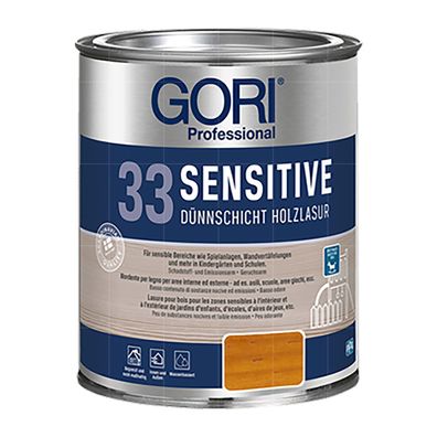 GORI 33 Sensitive 5 LTR Dünnschichtlasur Holzlasur Holzschutzlasur Wasserbasis