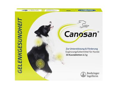 Boehringer Canosan® Kautabletten für Hunde 30 Stück á 2 g mit Gonex®