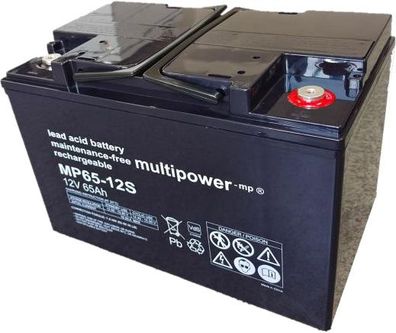 Multipower Blei-Akku MP65-12S 12V / 65Ah