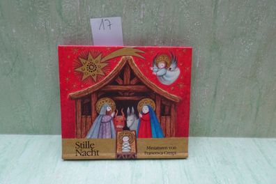 mini BilderBuch Stille Nacht Francesca Crespi Carlsen 1990 3D Pop-Up