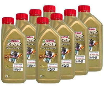 Castrol Edge Professional H 0W-20 8x1 Liter