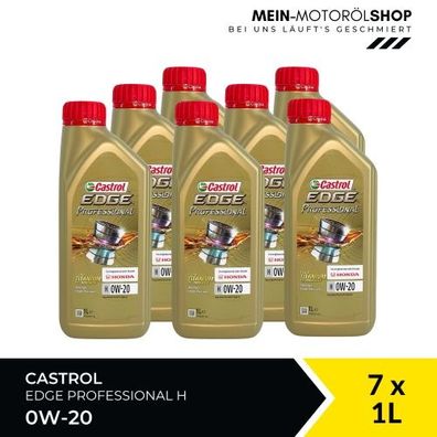 Castrol Edge Professional H 0W-20 7x1 Liter