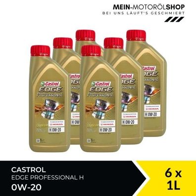 Castrol Edge Professional H 0W-20 6x1 Liter