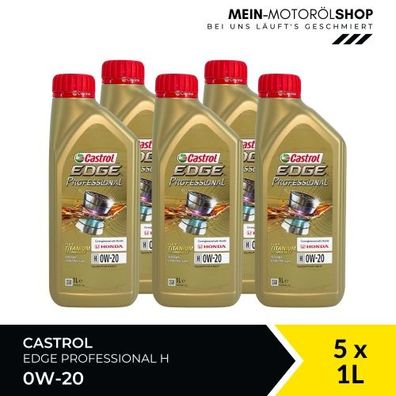 Castrol Edge Professional H 0W-20 5x1 Liter