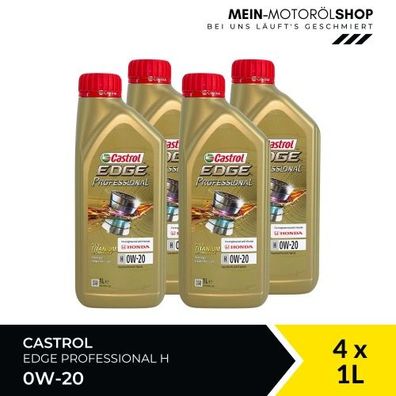 Castrol Edge Professional H 0W-20 4x1 Liter