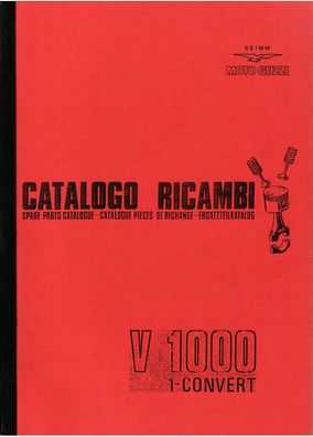 Ersatzteilkatalog Moto Guzzi V 1000 1-Convert, Motorrad, Oldtimer