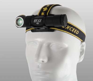 Armytek Elf C2 Micro-USB+18650 / XP-L Warmweiß / 840 lm / TIR 70°:120° / 1x18650