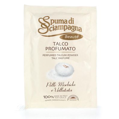 Spuma di Sciampagna talco Koerperpuder Talkpuder Beutel 75g