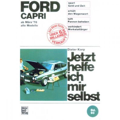 Ford Capri II Typ GECP 1978-1986 Jetzt helfe ich mir selbst Reparaturanleitung