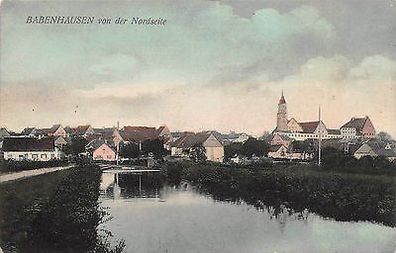 Babenhausen von der Nordseite Postkarte