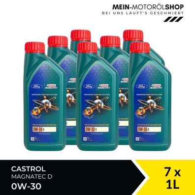 Ford Castrol Magnatec 0W-30 D 7x1 Liter